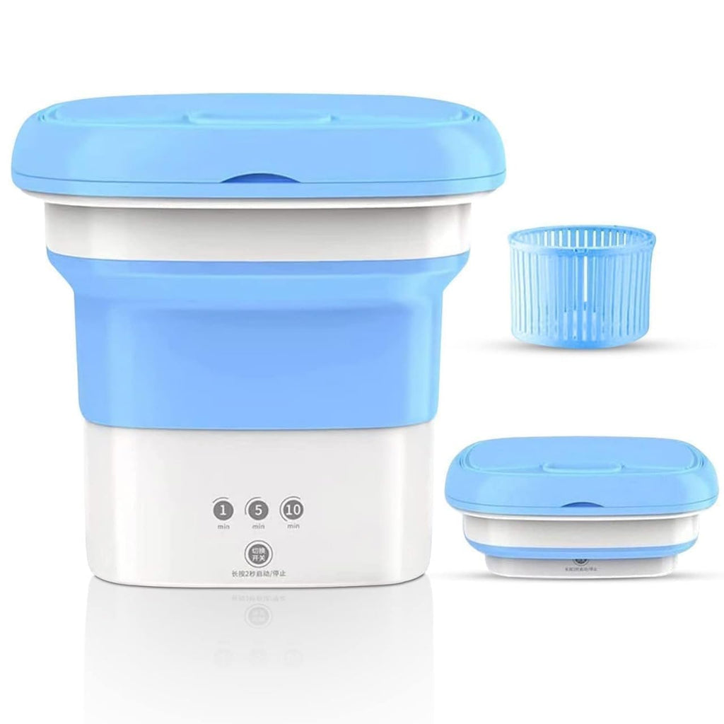 Portable Washing Machine, 16L Mini Washing Machine With Spin Basket, Small Portable Washer Machine Suitable for Underwear Small Clothes Dryer Deep Cleaning A1