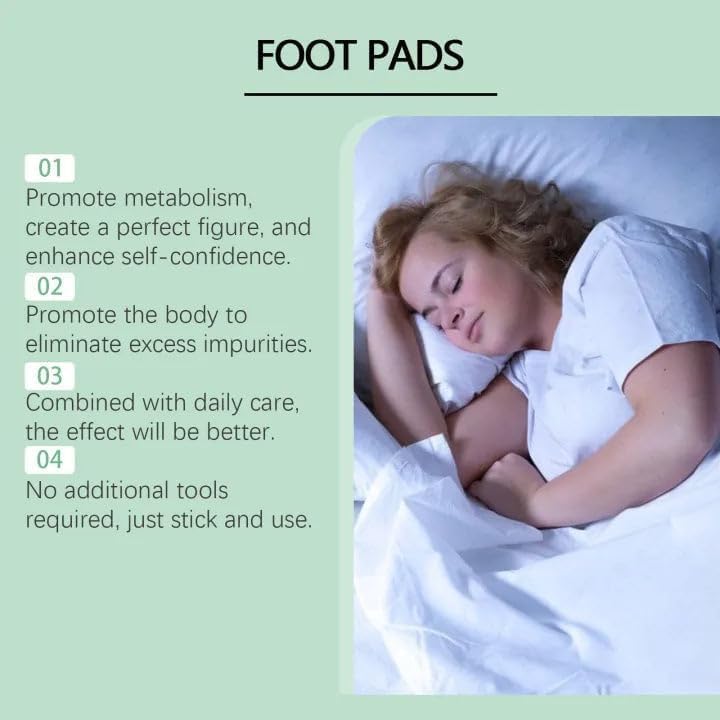 100% Herbal And Gentle Ingredient Detox Foot Pads, 20 Pieces